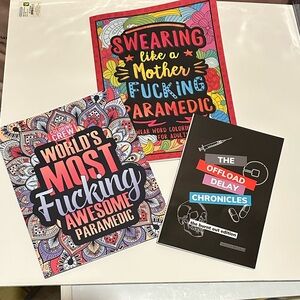 Colorful Paramedic Themed Adult Coloring Books